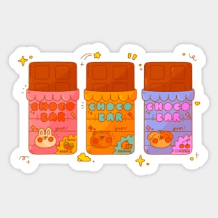 Choco Bars Sticker